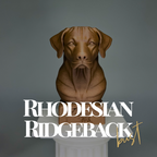 Rhodesian Ridgeback Bust