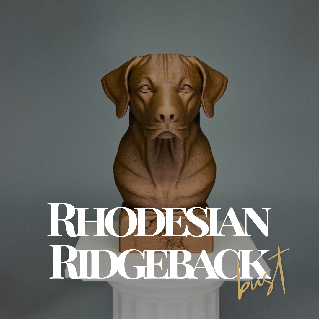 Rhodesian Ridgeback Bust