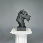 Schnauzer Bust