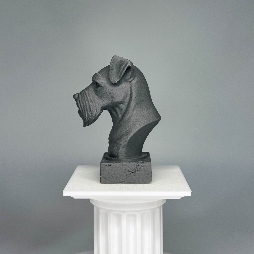 Schnauzer Bust