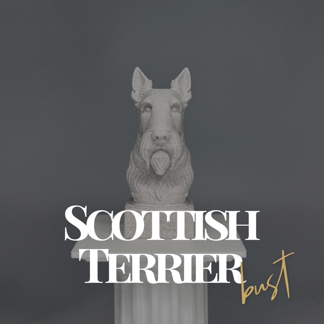 Scottish Terrier Bust