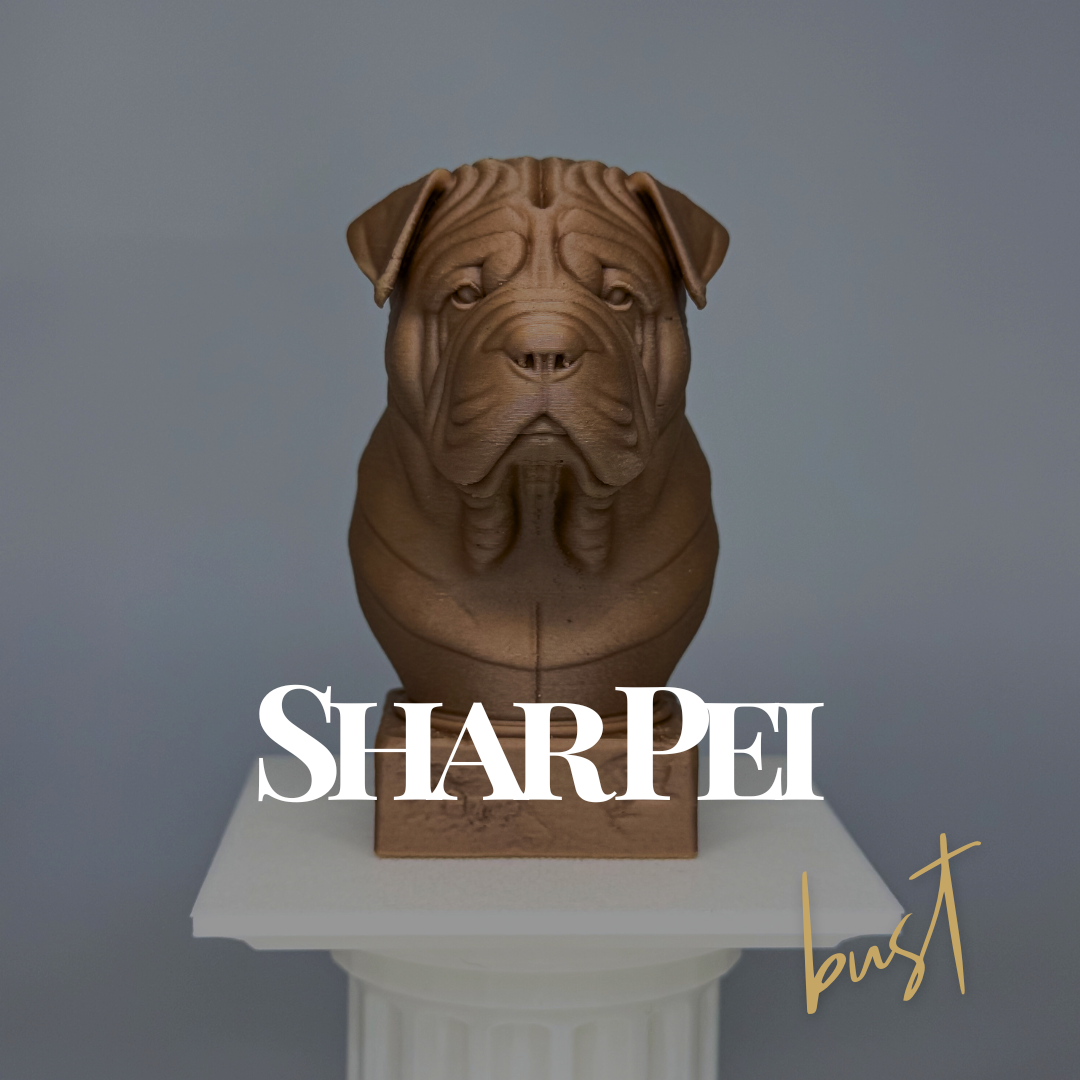 Shar Pei Bust