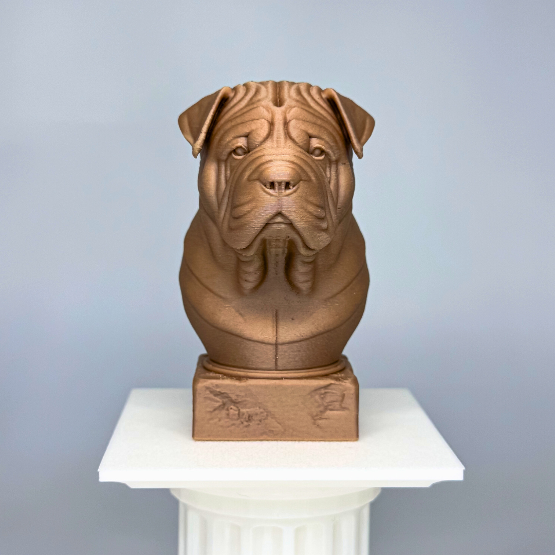 Shar Pei Bust