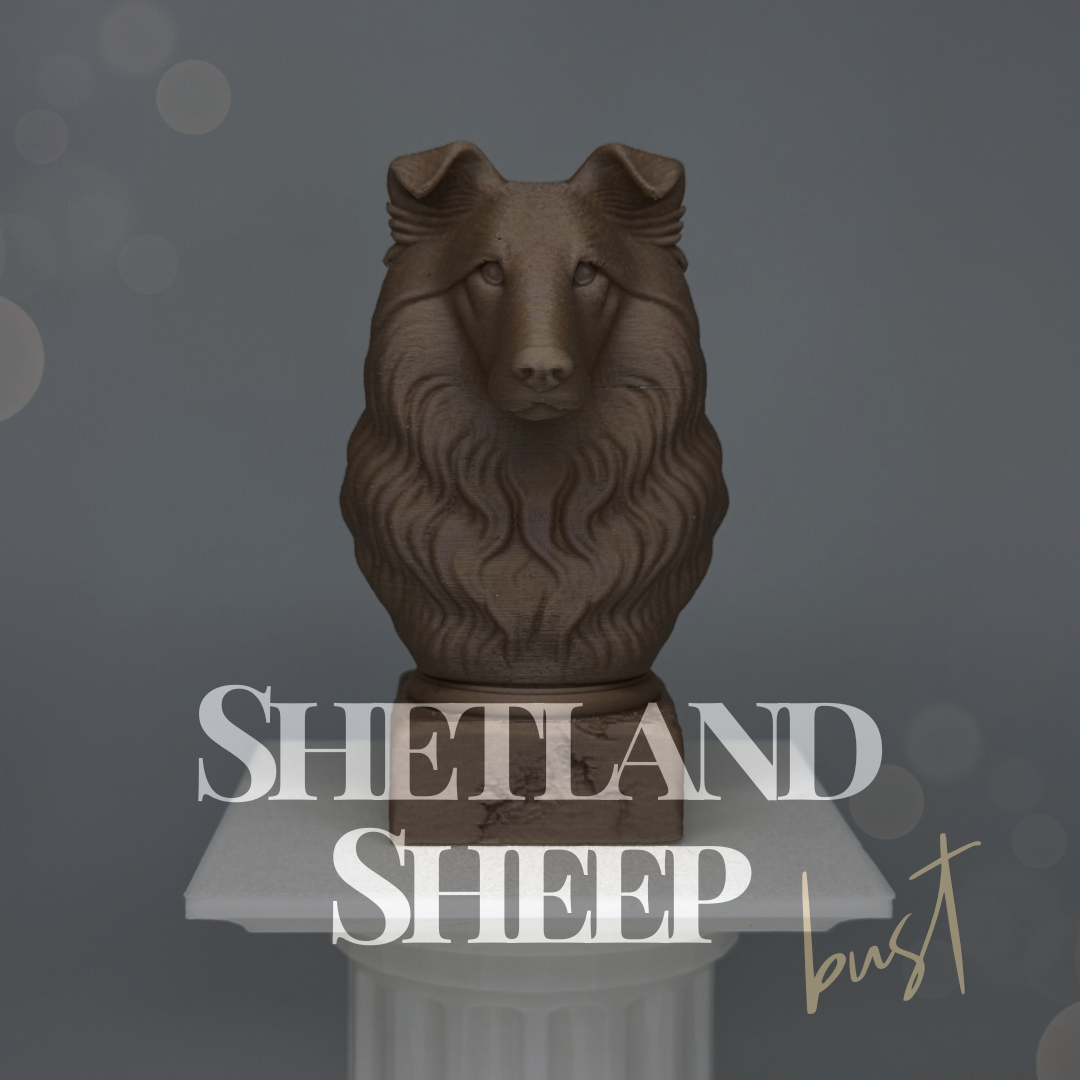 Shetland Sheepdog Bust