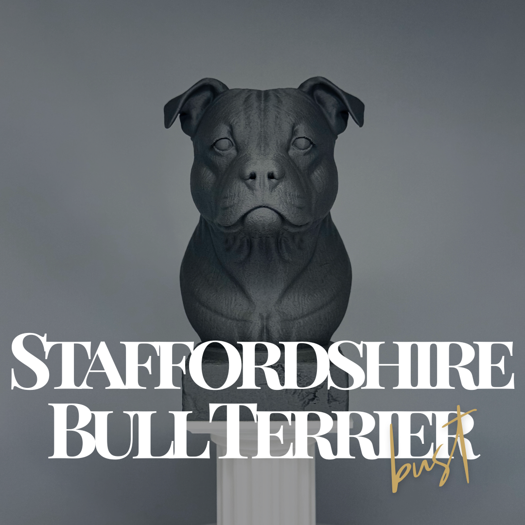 Staffordshire Bull Terrier Bust