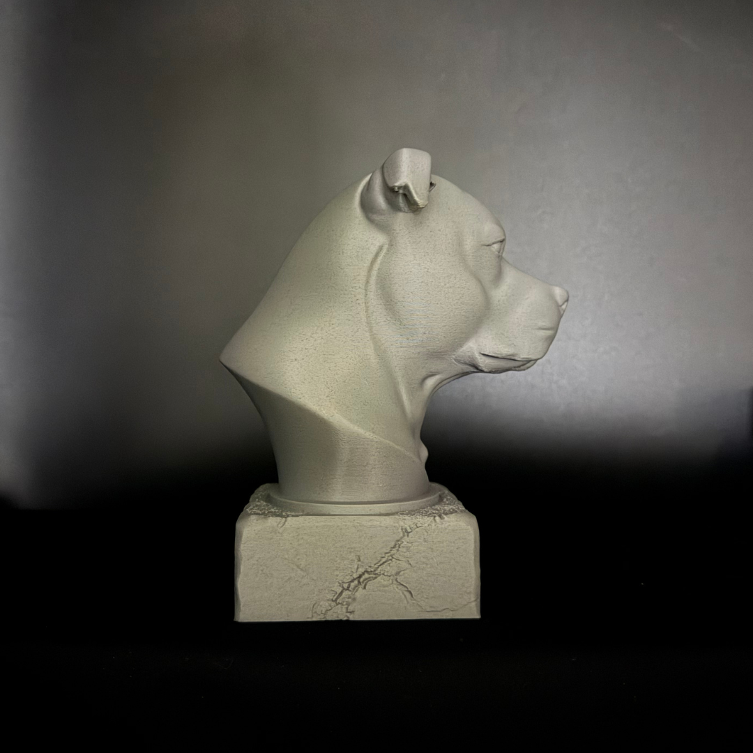 Staffordshire Bull Terrier II Bust
