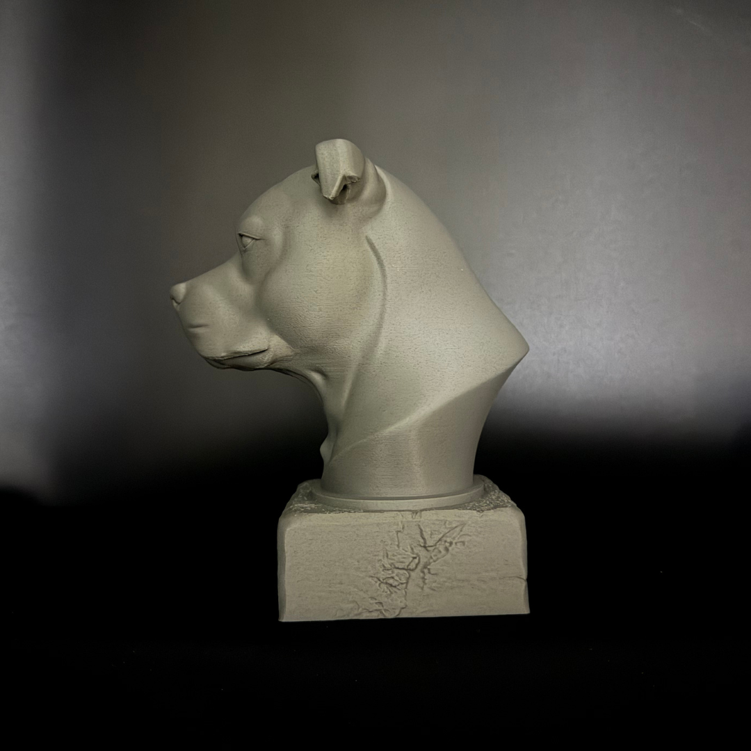 Staffordshire Bull Terrier II Bust