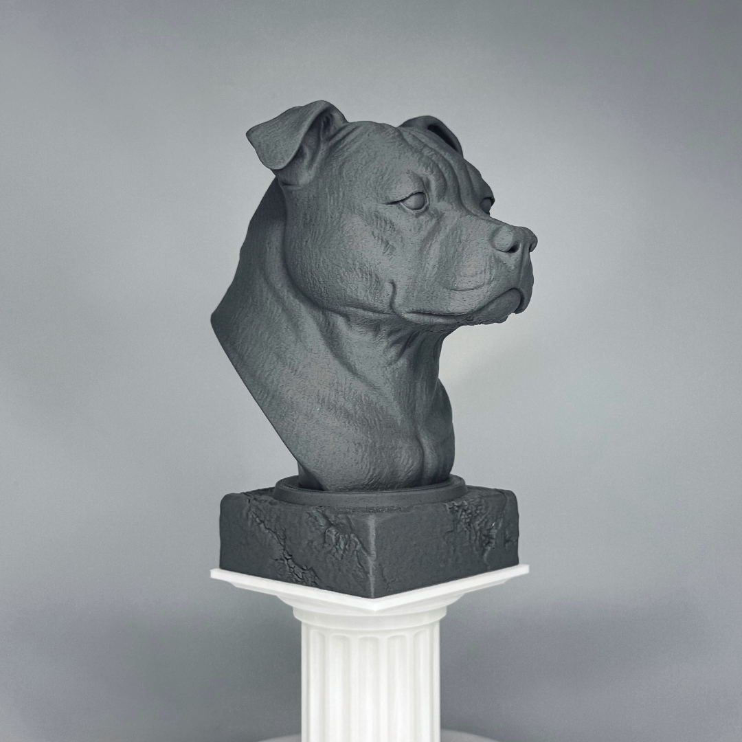 Staffordshire Bull Terrier Bust
