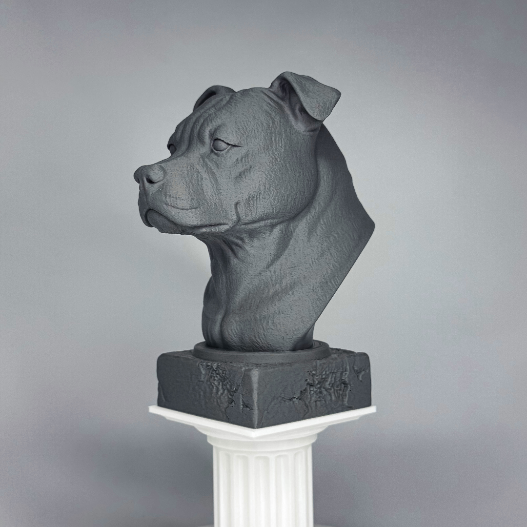 Staffordshire Bull Terrier Bust