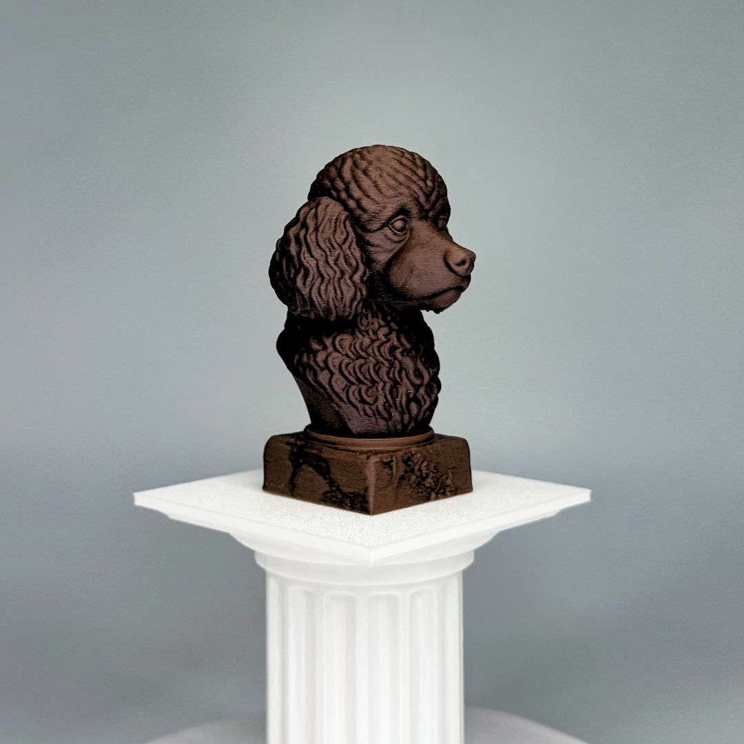 Toy Poodle Dog Bust