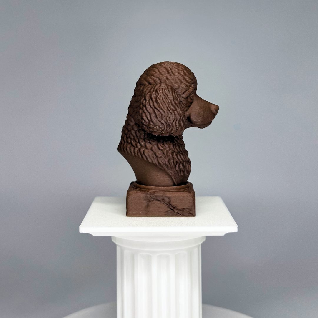 Toy Poodle Dog Bust