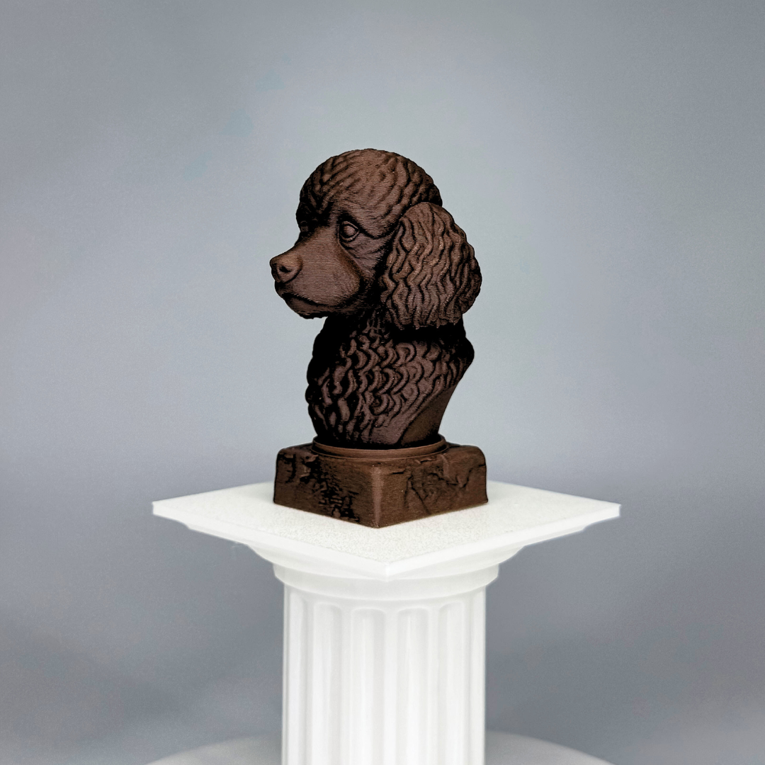 Toy Poodle Dog Bust