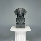 Weimaraner Bust