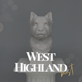 West Highland Terrier Bust