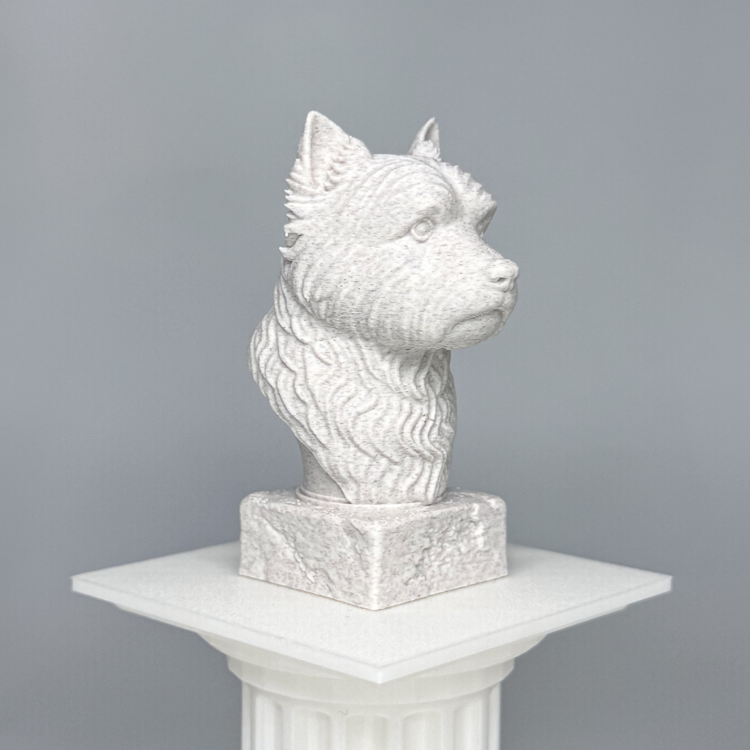 West Highland Terrier Bust