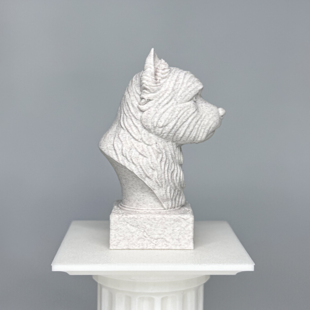 West Highland Terrier Bust