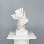 West Highland Terrier Bust