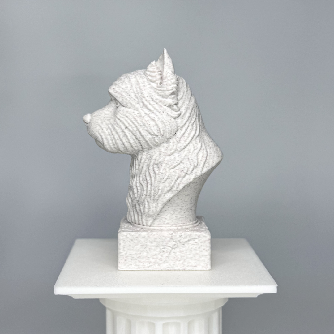 West Highland Terrier Bust