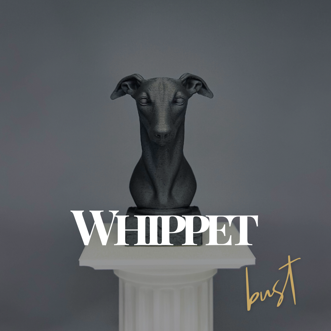 Whippet Bust