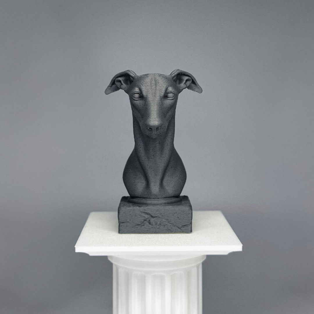 Whippet Bust