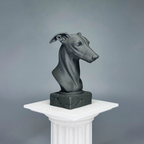 Whippet Bust