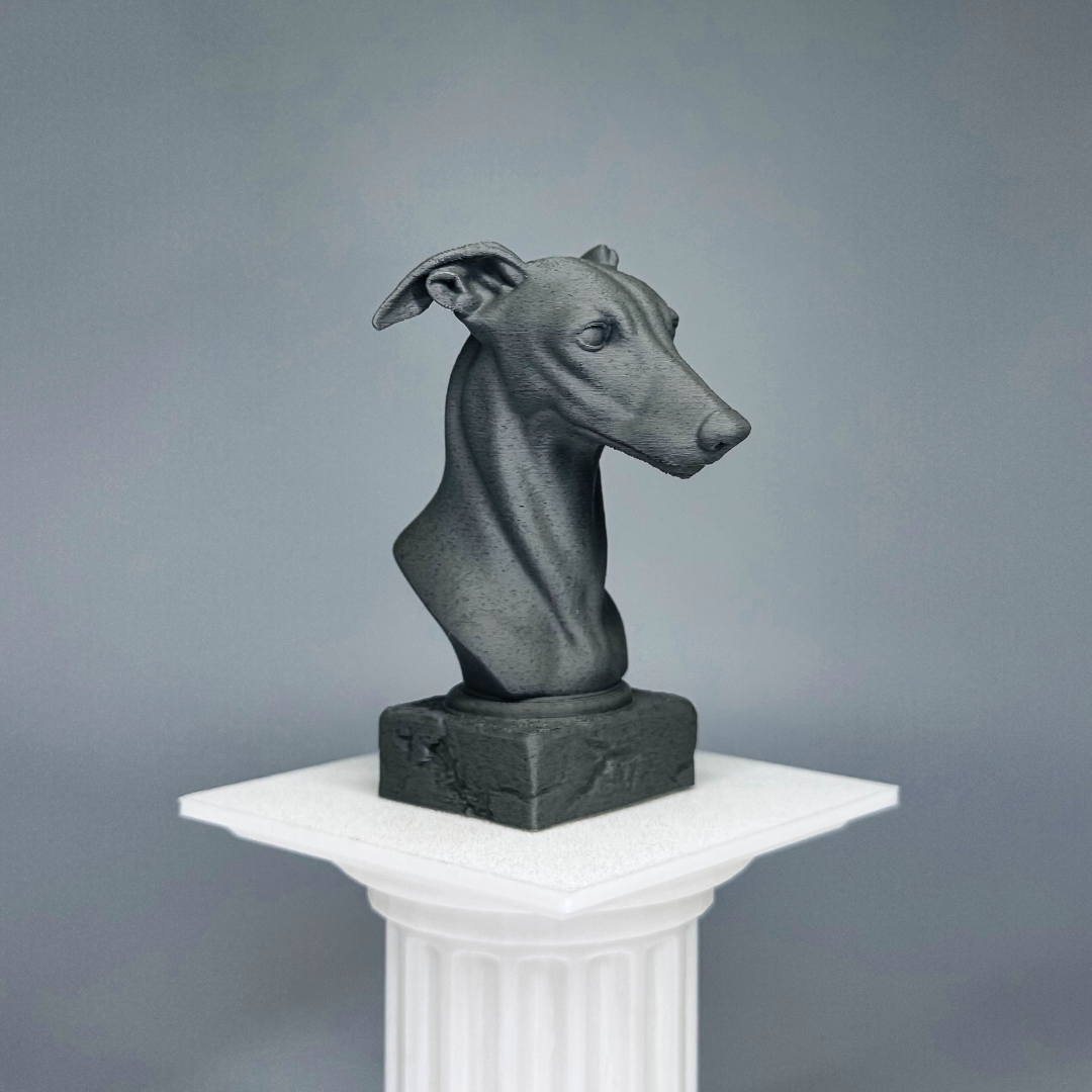 Whippet Bust