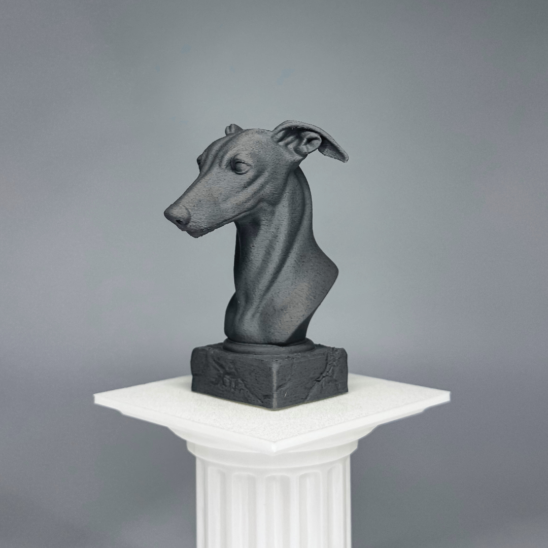 Whippet Bust