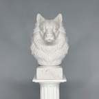 Wolf Spitz Bust