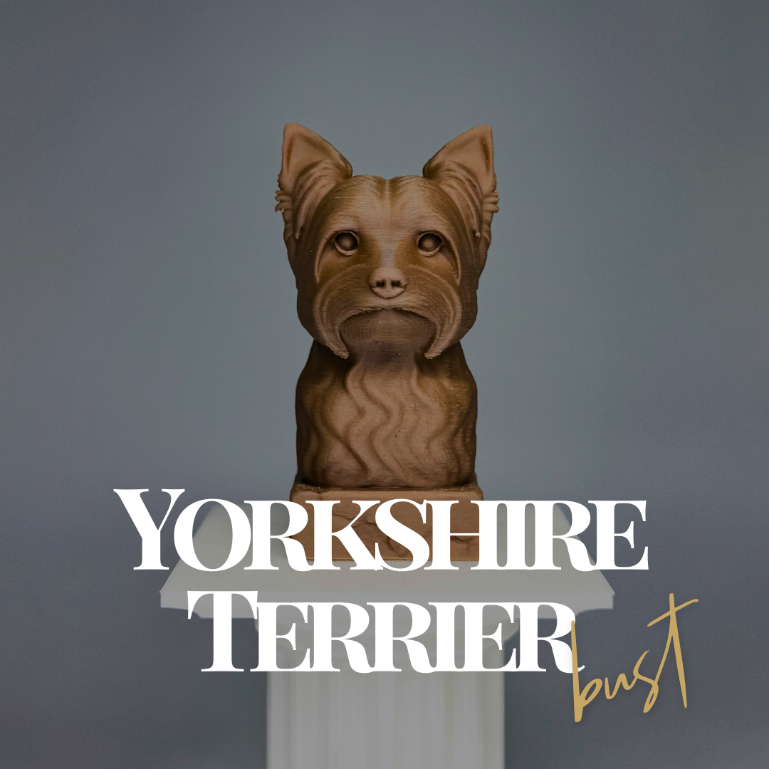 Yorkshire Terrier Bust