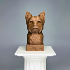 Yorkshire Terrier Bust