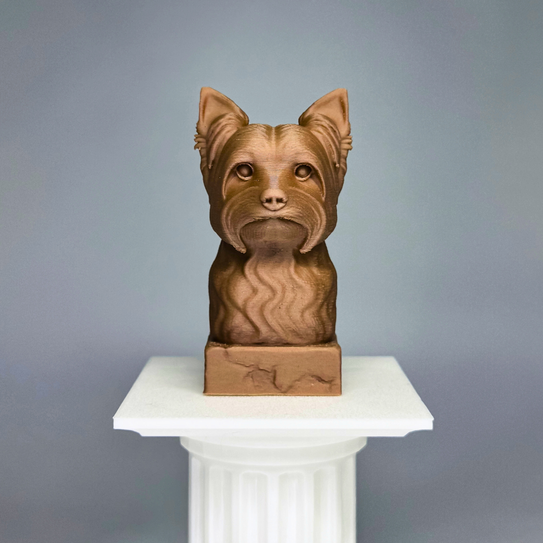 Yorkshire Terrier Bust