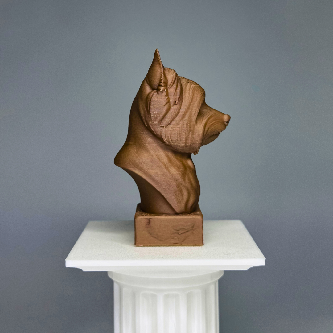 Yorkshire Terrier Bust